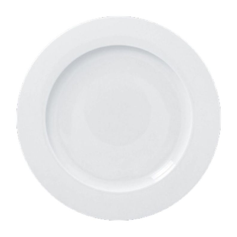 SET DE 6 PLATO REDONDO PORCELANA BLANCO 27CM ACCES RAK-0