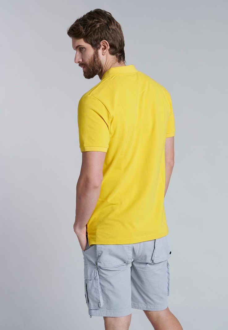Polera Basica Pique Yellow-3