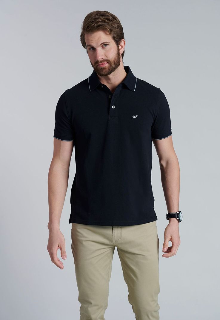 Polera Polo Washington Black-0