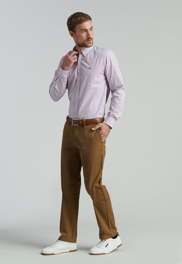 Camisa Chicago Smart Casual Violet-1