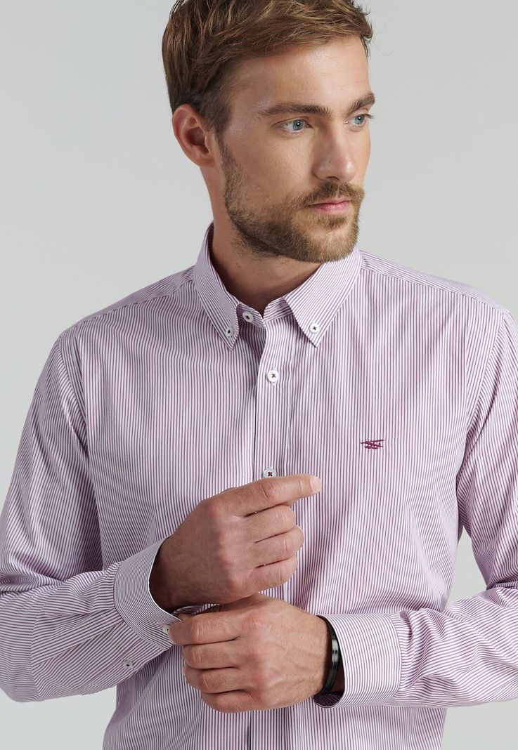 Camisa Chicago Smart Casual Violet-2