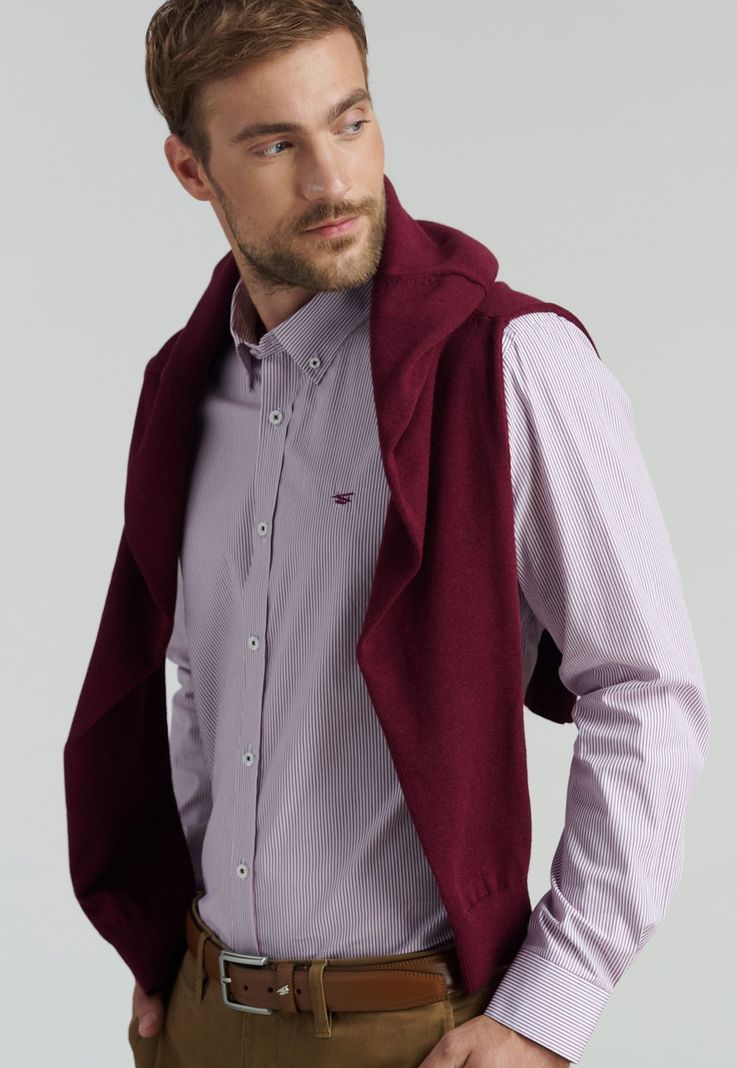 Camisa Chicago Smart Casual Violet-4