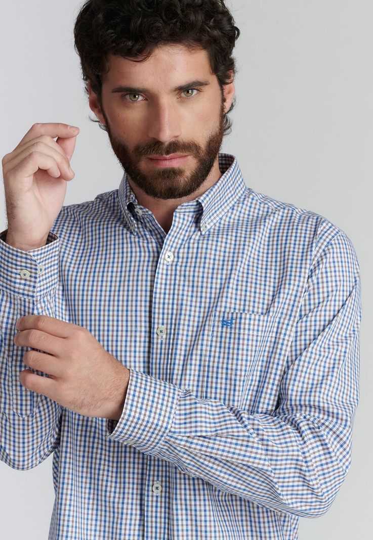 Camisa Brooklyn Smart Casual Coffe-2