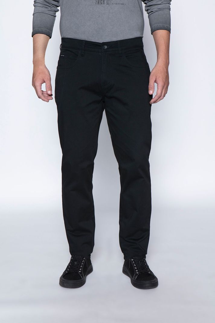 Pantalón Negro Five Pocket-0