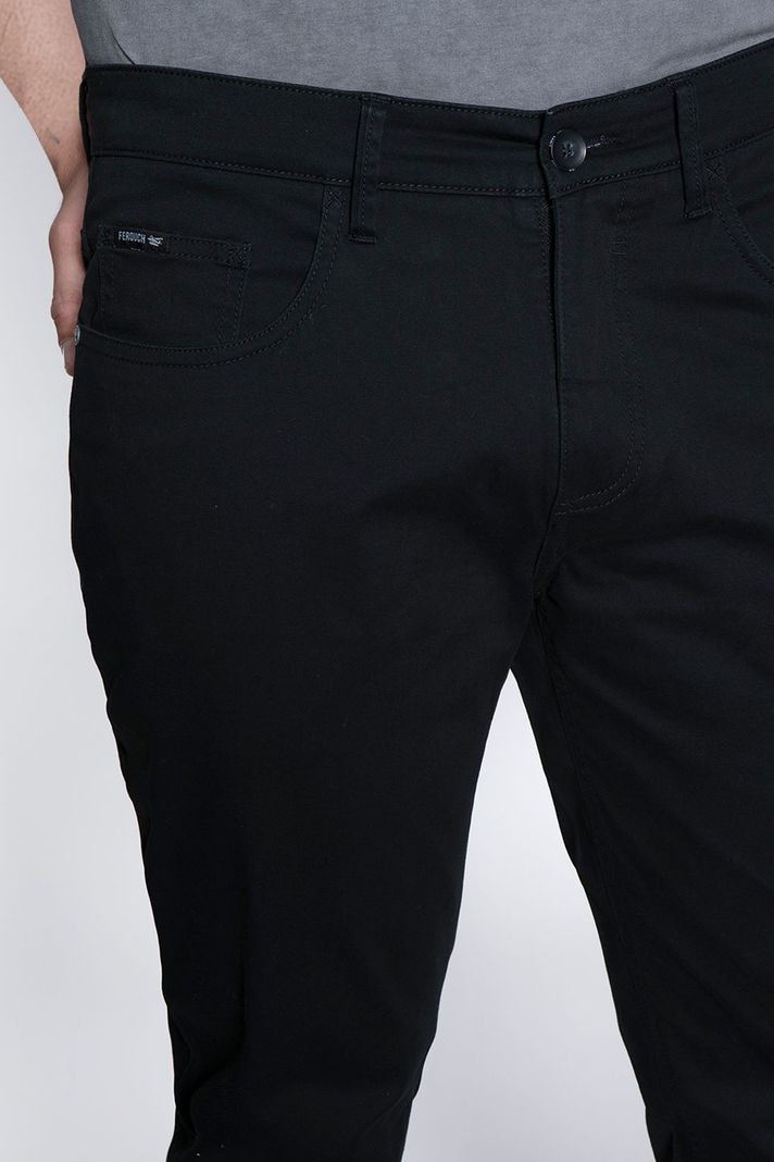Pantalón Negro Five Pocket-2