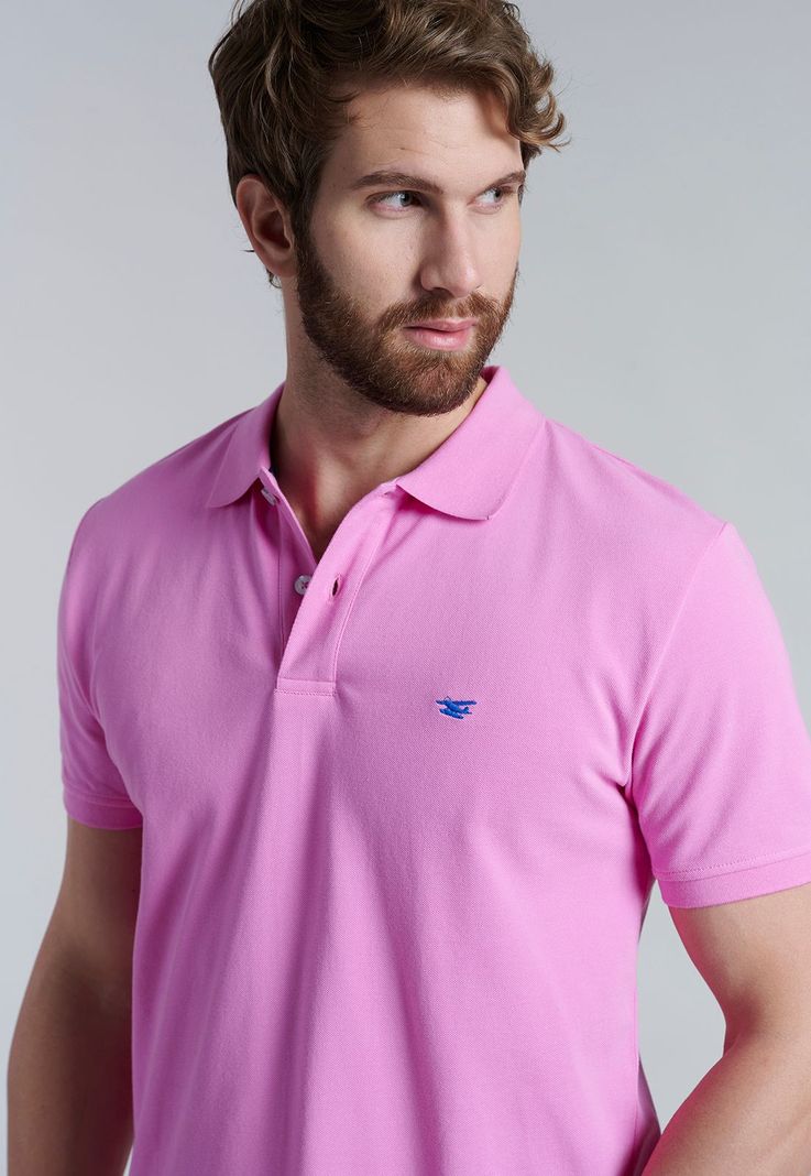 Polera Basica Pique Lt Fucsia-2