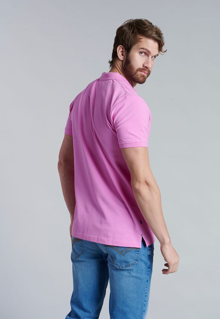 Polera Basica Pique Lt Fucsia-3
