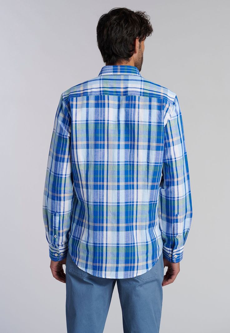 Camisa Check Memphis F Blue-3