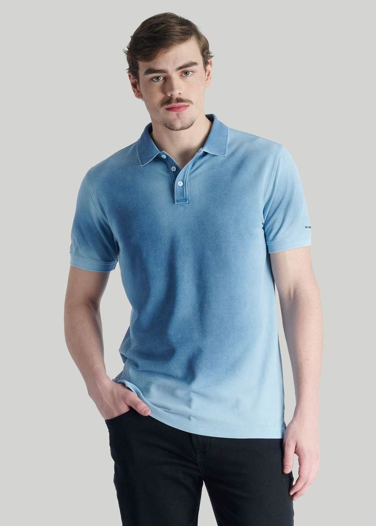 Polera Focal Casual Blue Azul S