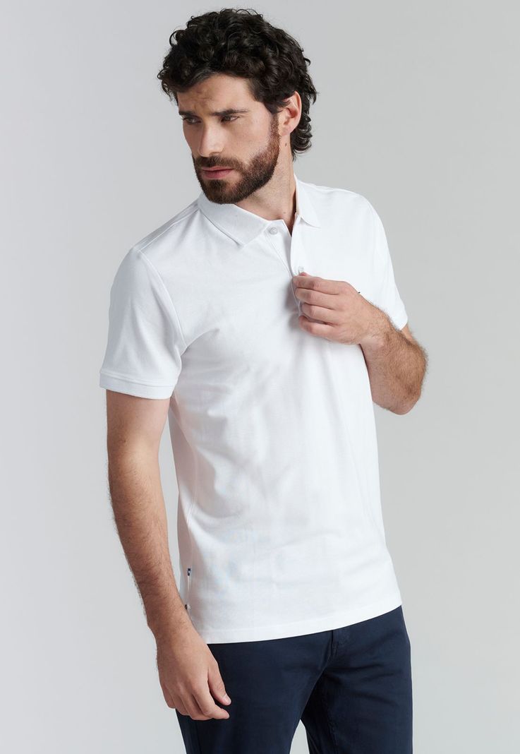 Polera Básica Pique Fr White-0