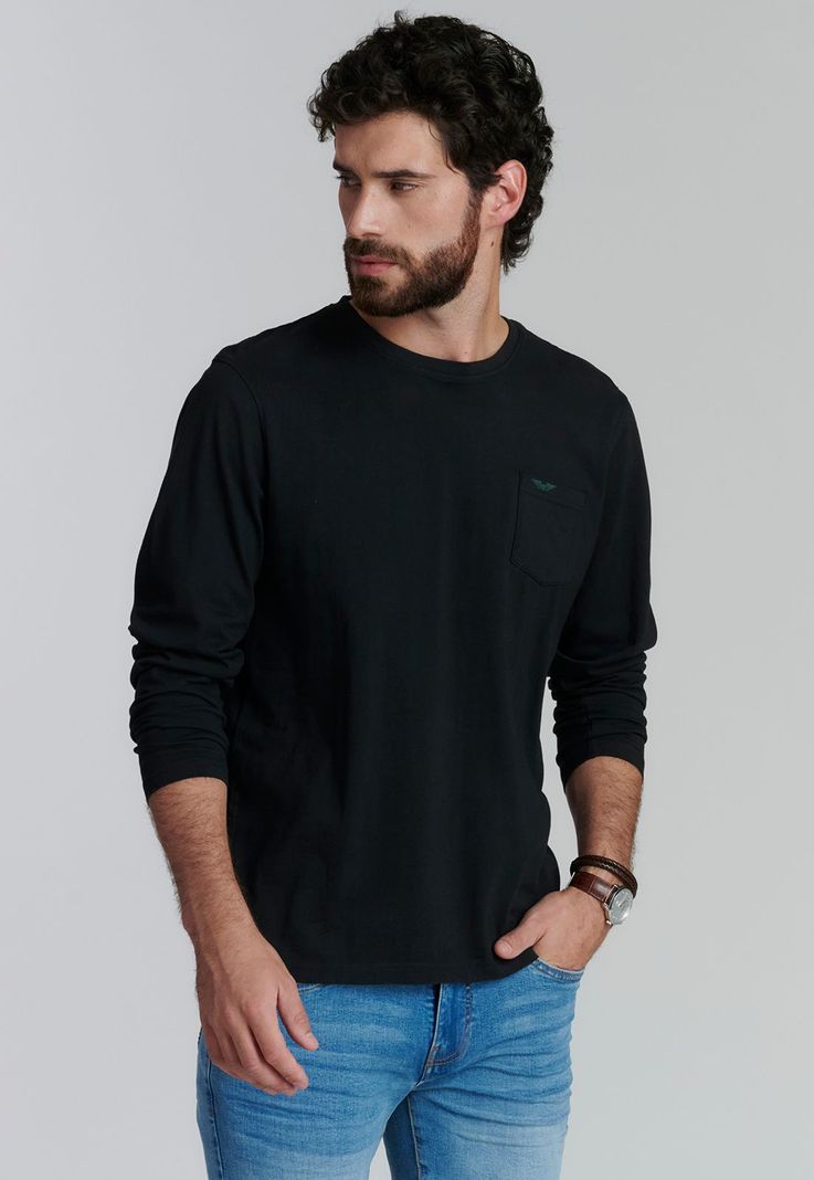 Polera Básica Oregon Fr Black-0