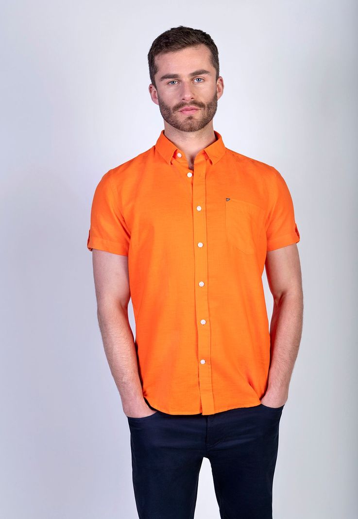 CAMISA COLCHESTER ORANGE Naranjo S