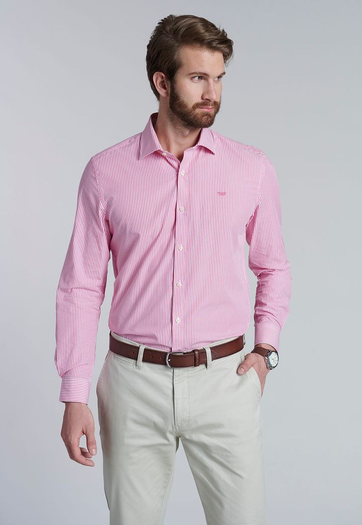 Camisa Striped Oregon Sc Pink-0