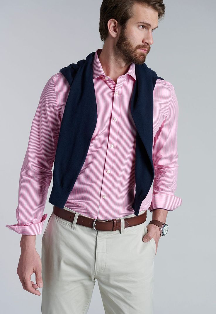 Camisa Striped Oregon Sc Pink-4