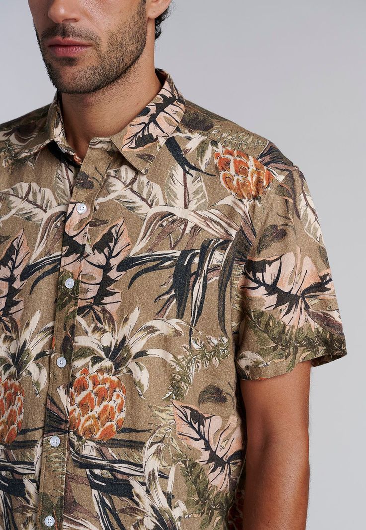 Camisa Estampada Military Safari Fj-2