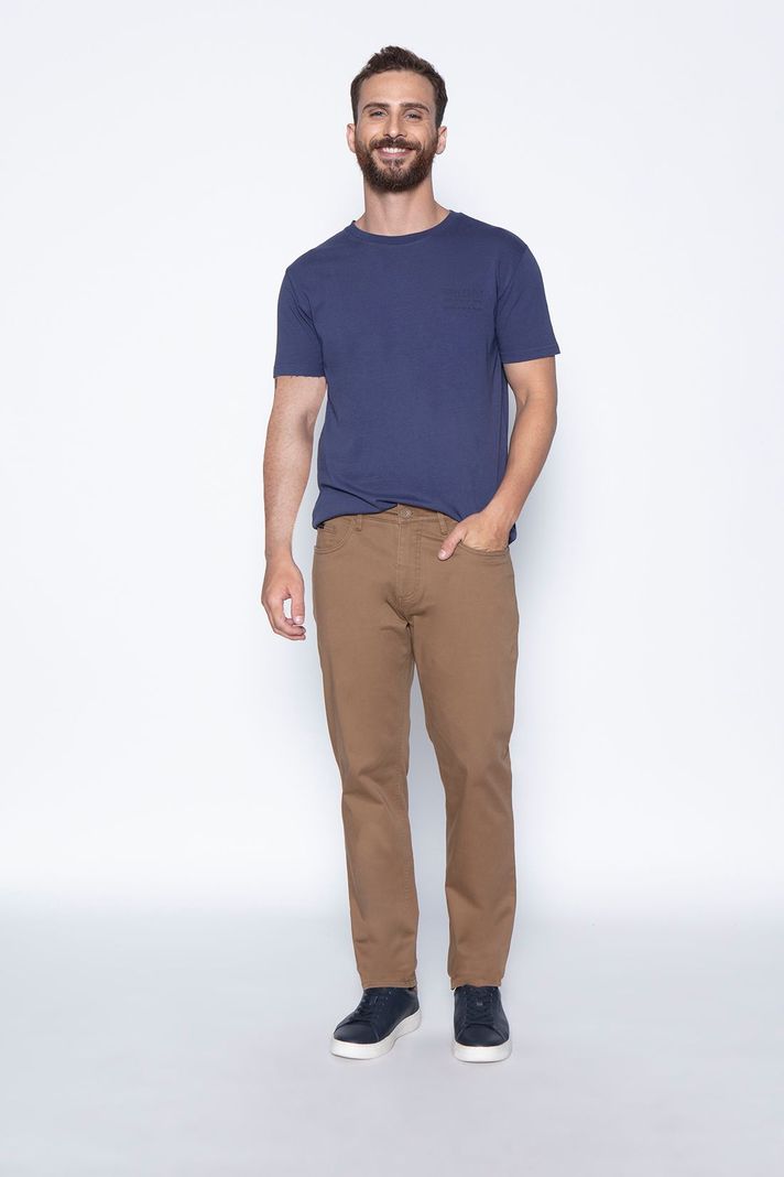 Pantalón Five Pocket Camel-3