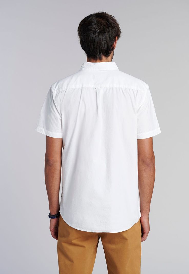 Camisa Garment Dyed Fj Ecru-3