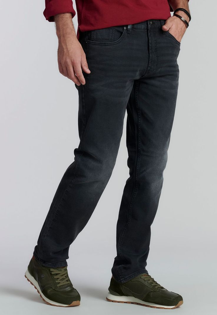 Jeans Newark Fjs Dk Grey-0