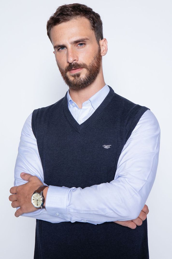 Sweater Casual Smart W/S Navy-2