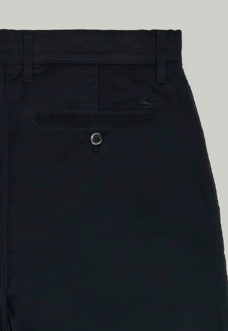 Pantalón Twill Without Pleats L/33 Business Black-1