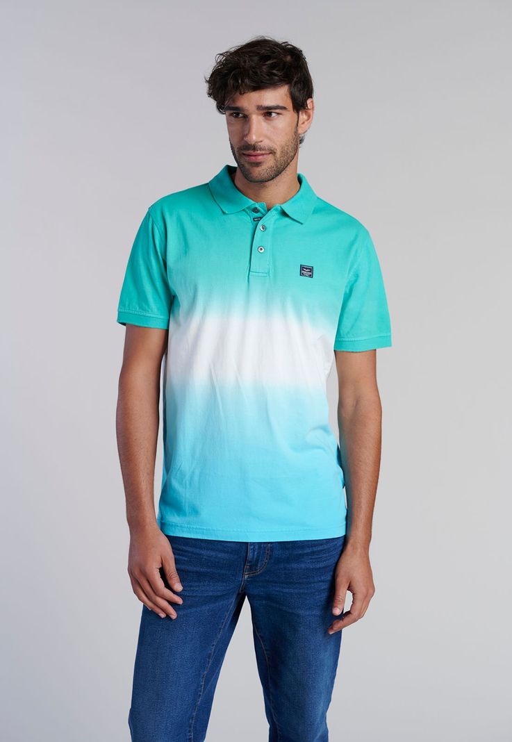 Polera Polo Clear Water Lt Green Verde S