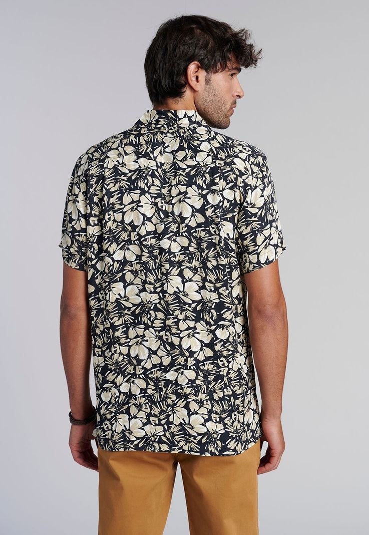 Camisa Estampada Irving Fj Black-3