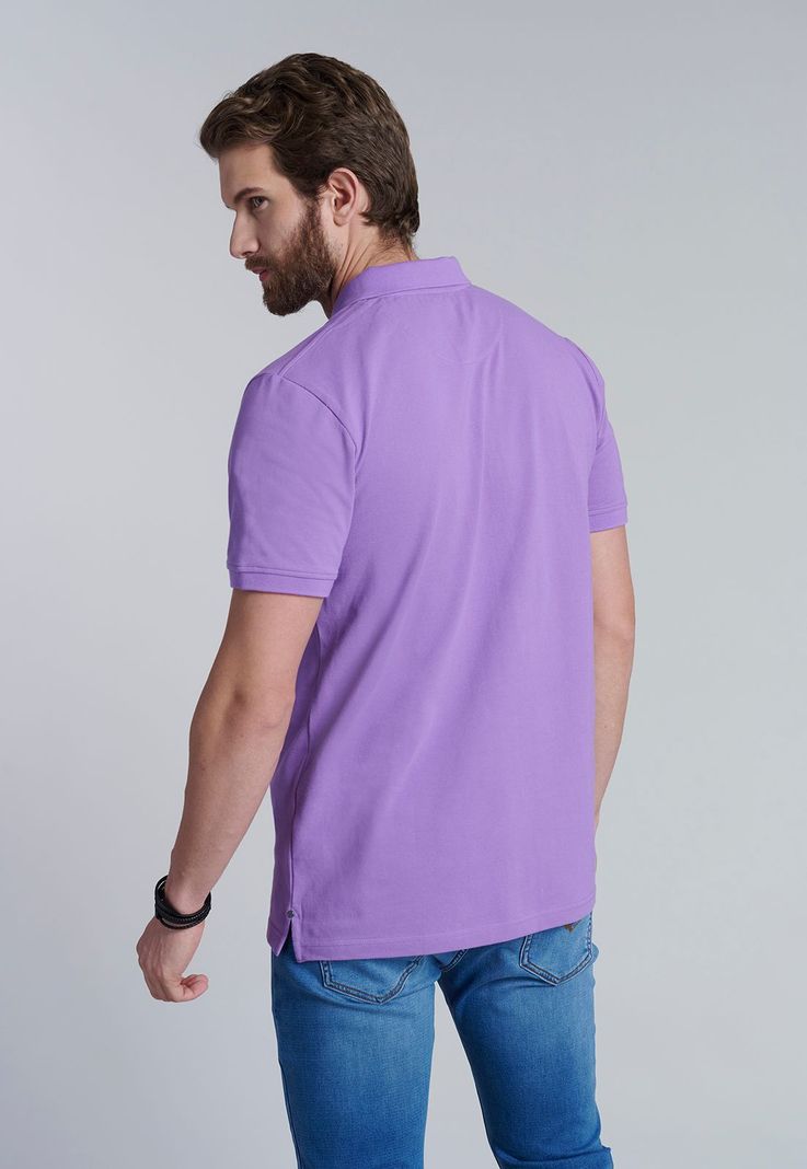 Polera Basica Pique Violet-3