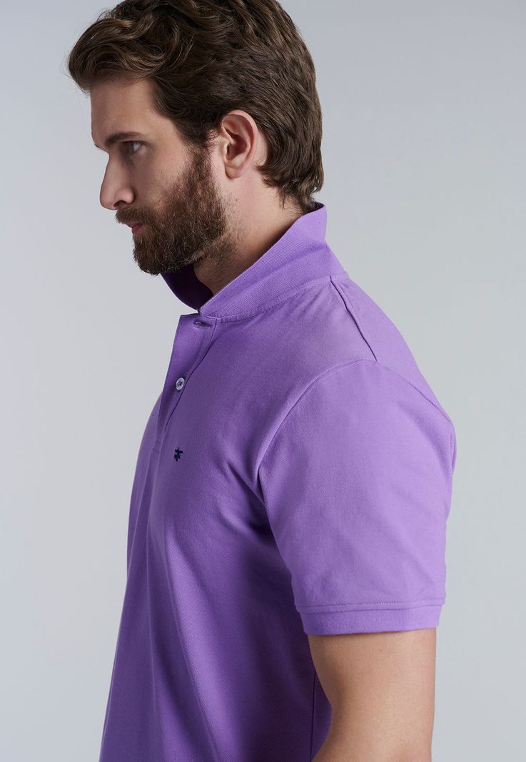 Polera Basica Pique Violet-4