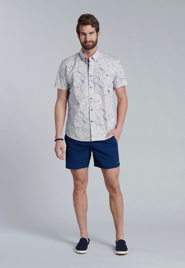 Camisa Estampada Nevada Fj Navy-1
