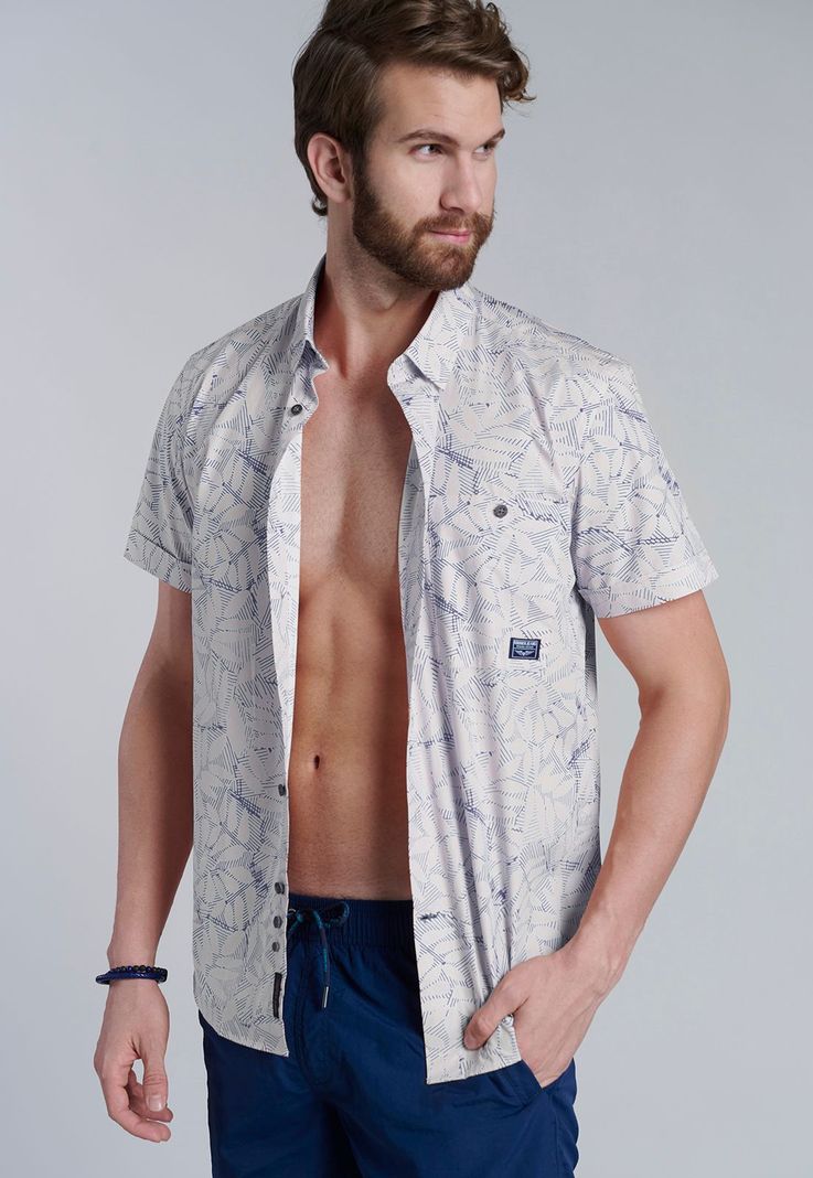 Camisa Estampada Nevada Fj Navy-4