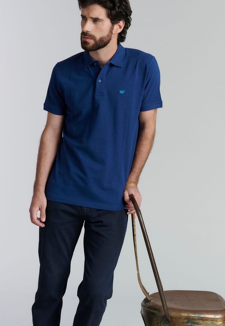 Polera Básica Pique Fr Blue-4