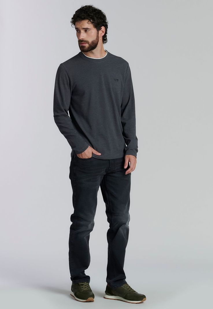 Polera Hoboken Fjs Graphito Melange-1