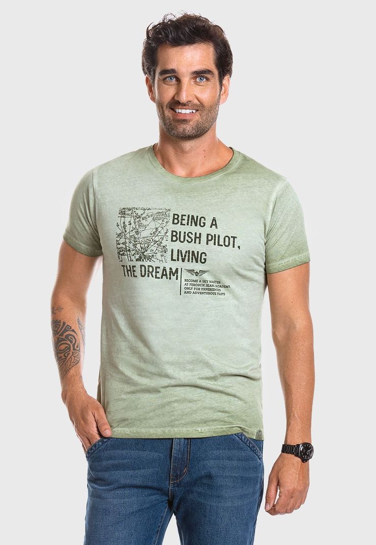 Polera California Military Verde S