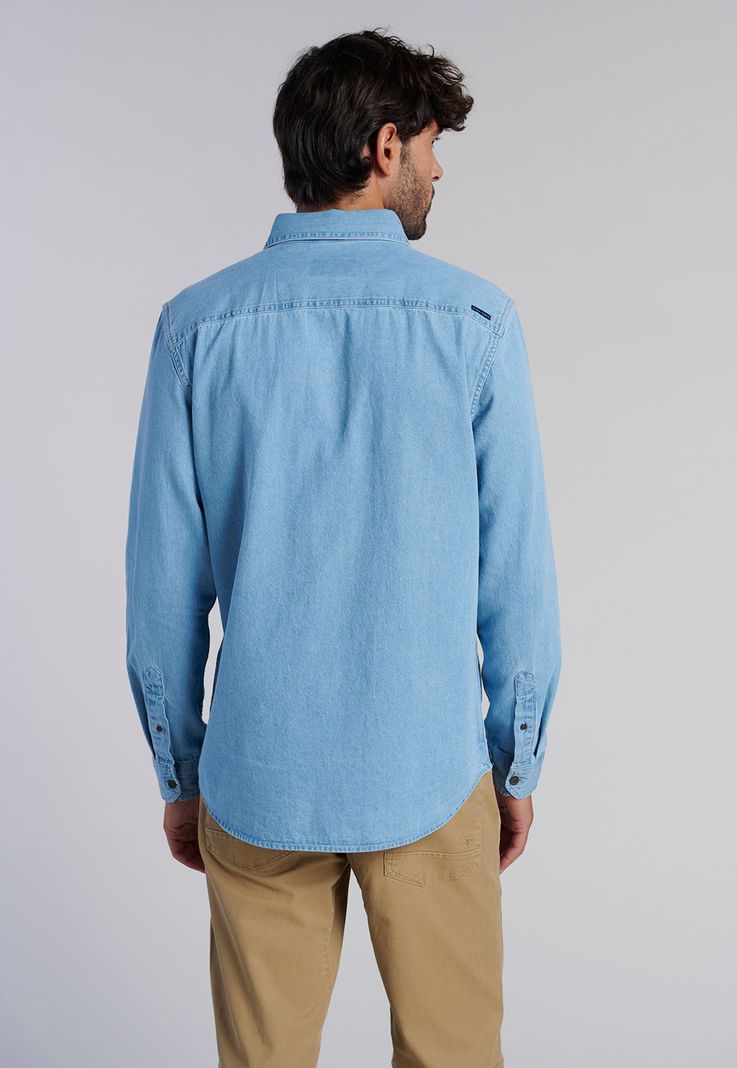 Camisa Mezclilla Florida Fj Navy-3