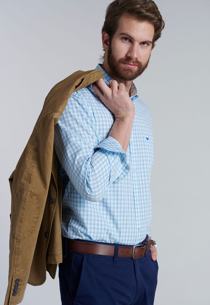 Camisa Check Bahamas Sc Blue-4
