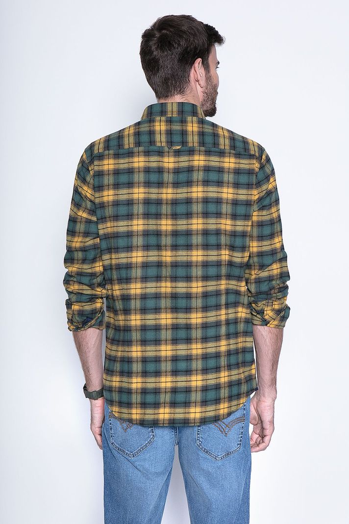 Camisa Check Rochester Fj Mustard-1