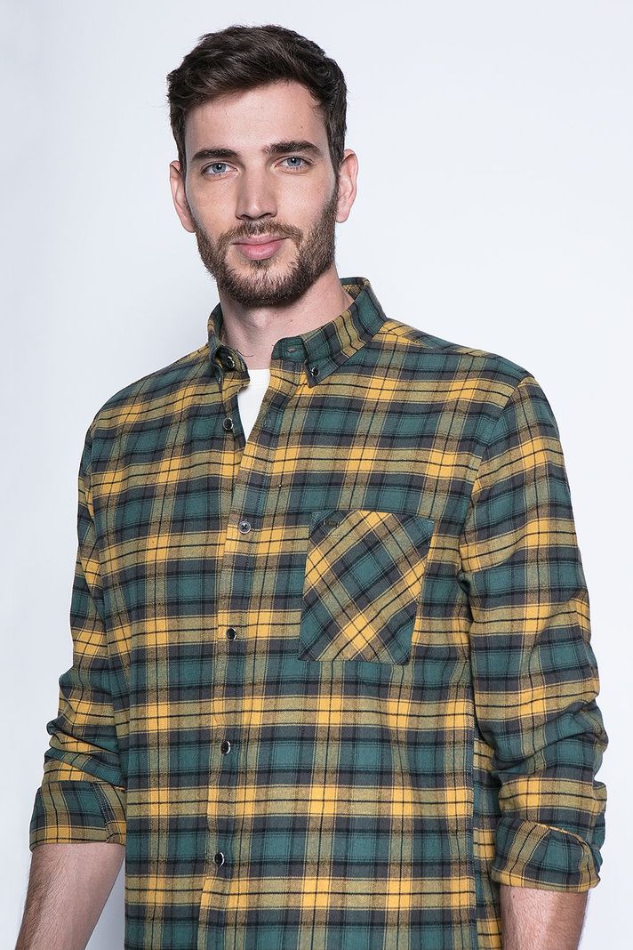 Camisa Check Rochester Fj Mustard-2