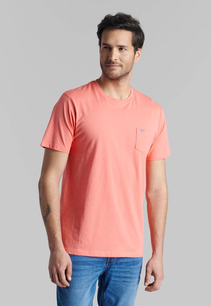 Polera Houston Lt Coral Rojo S