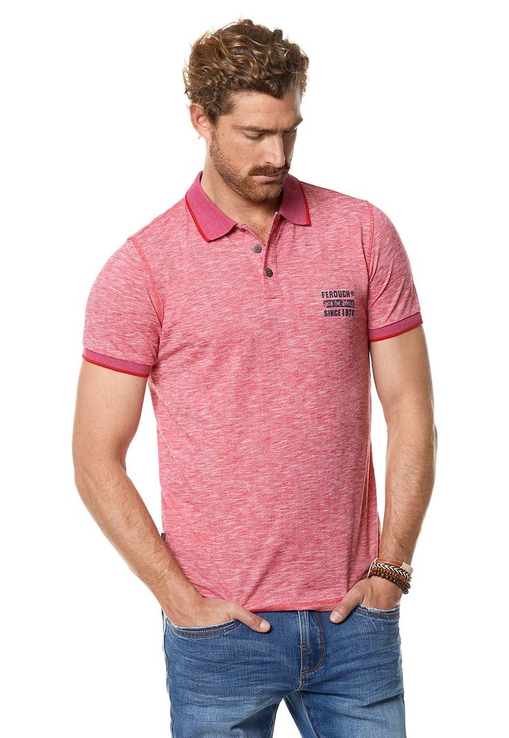 Polera Polo Iowa Bordeaux Rojo S