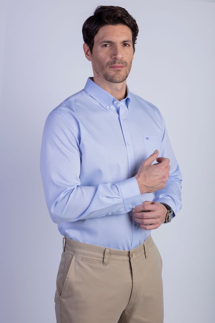 Camisa Smart Casual Oxford-0