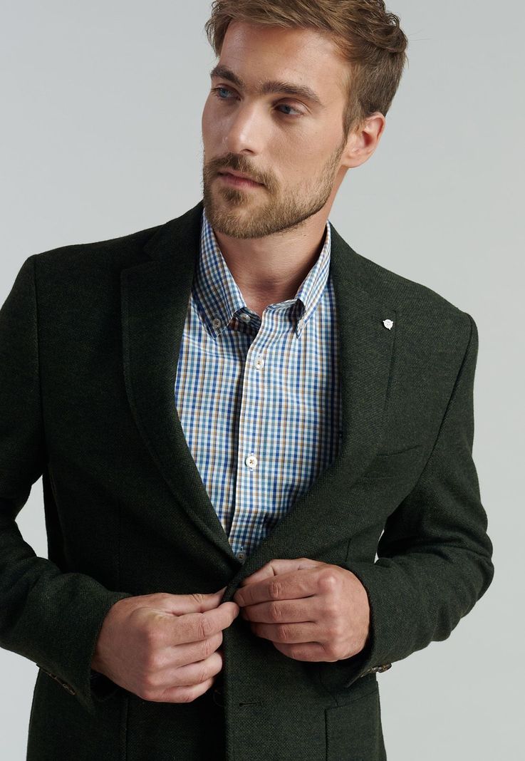Blazer Creenville Smart Casual Green-2