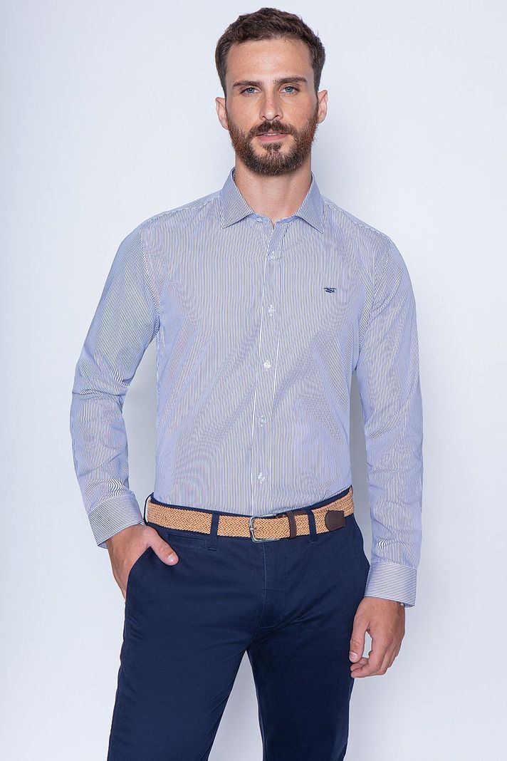Camisa Albany Navy Smart Casual-0