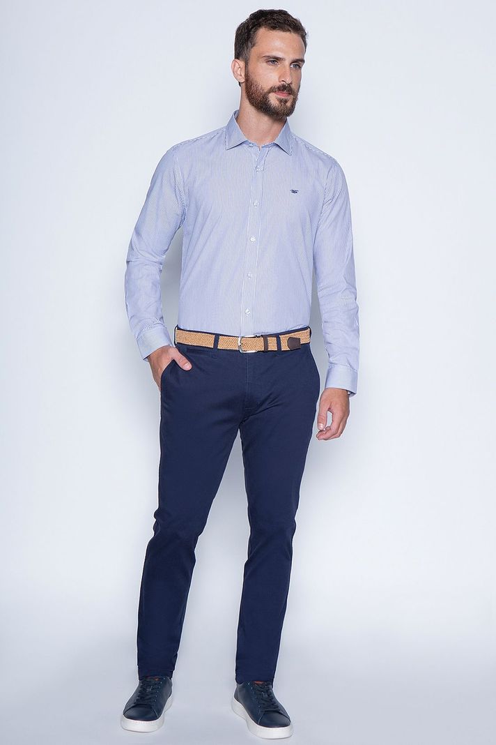 Camisa Albany Navy Smart Casual-3