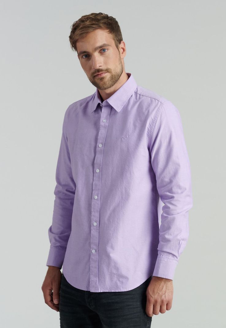 Camisa Sport Oxford Fr Violet-0