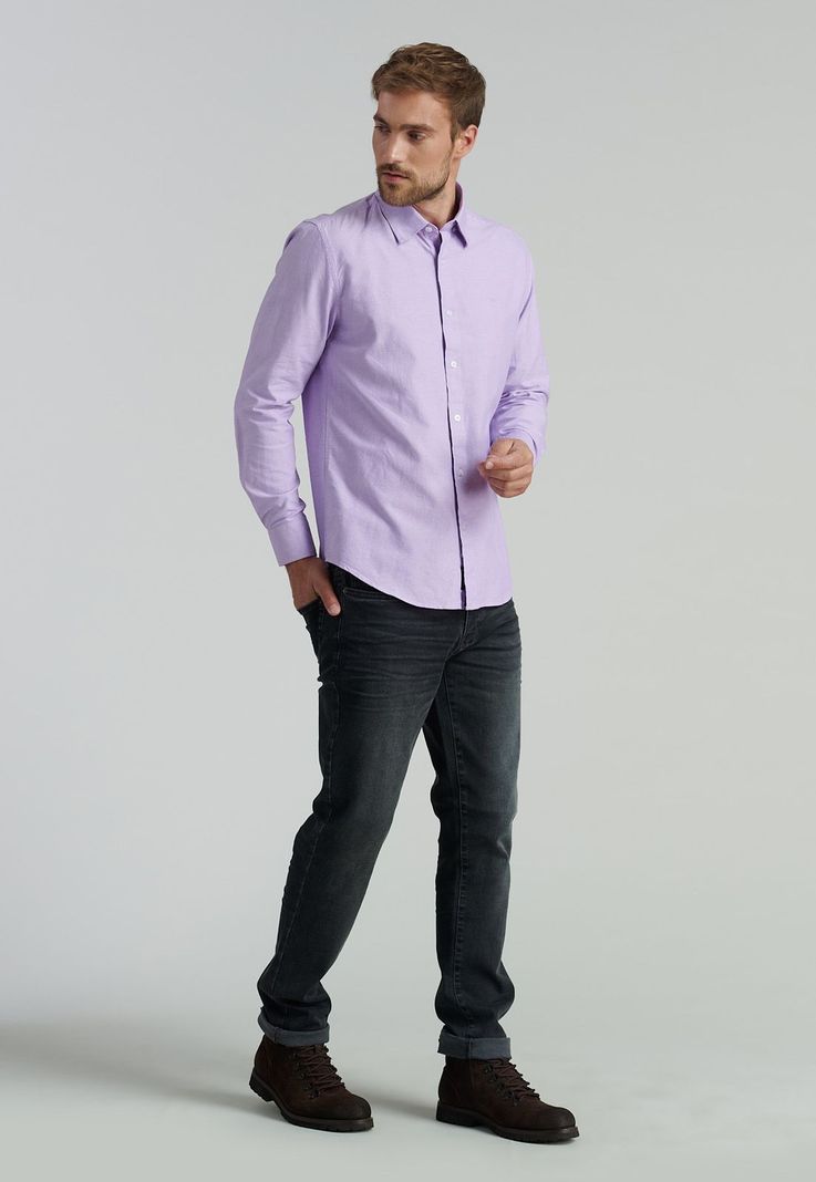 Camisa Sport Oxford Fr Violet-1