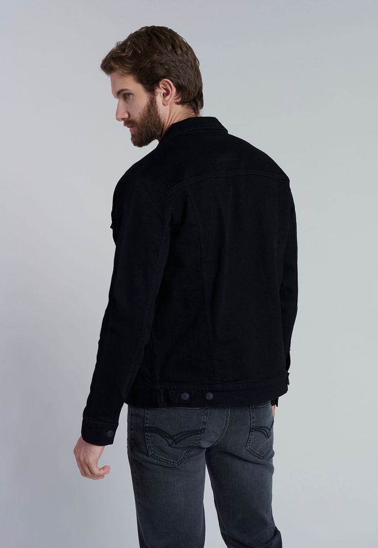 Chaqueta Basica Denim Fj Black-3