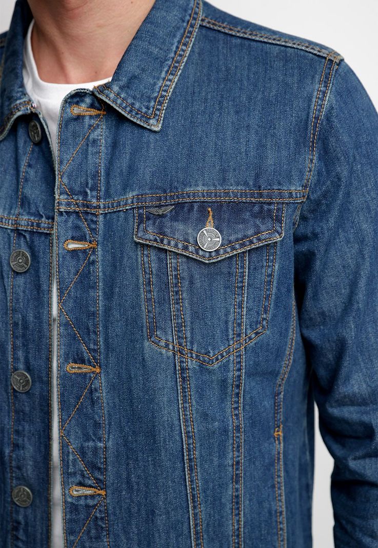 Chaqueta Básica Denin Fj Navy-2