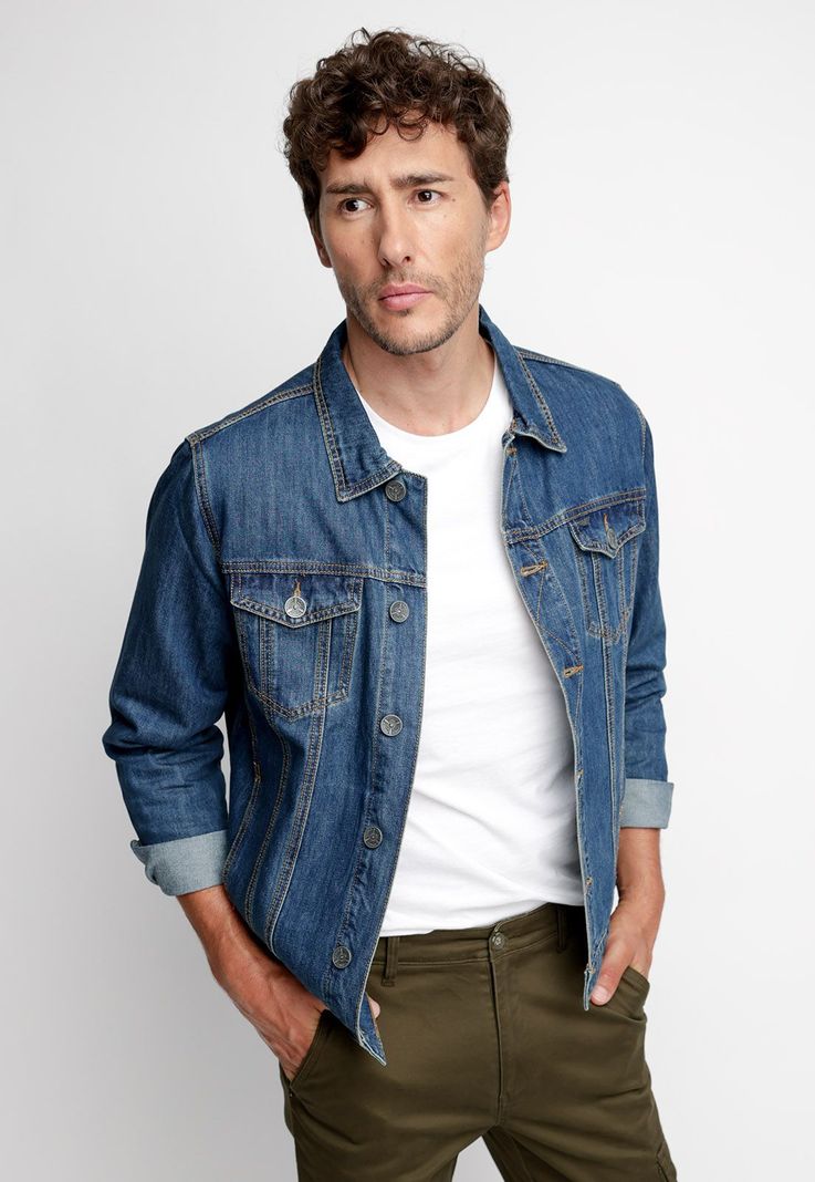 Chaqueta Básica Denin Fj Navy-0
