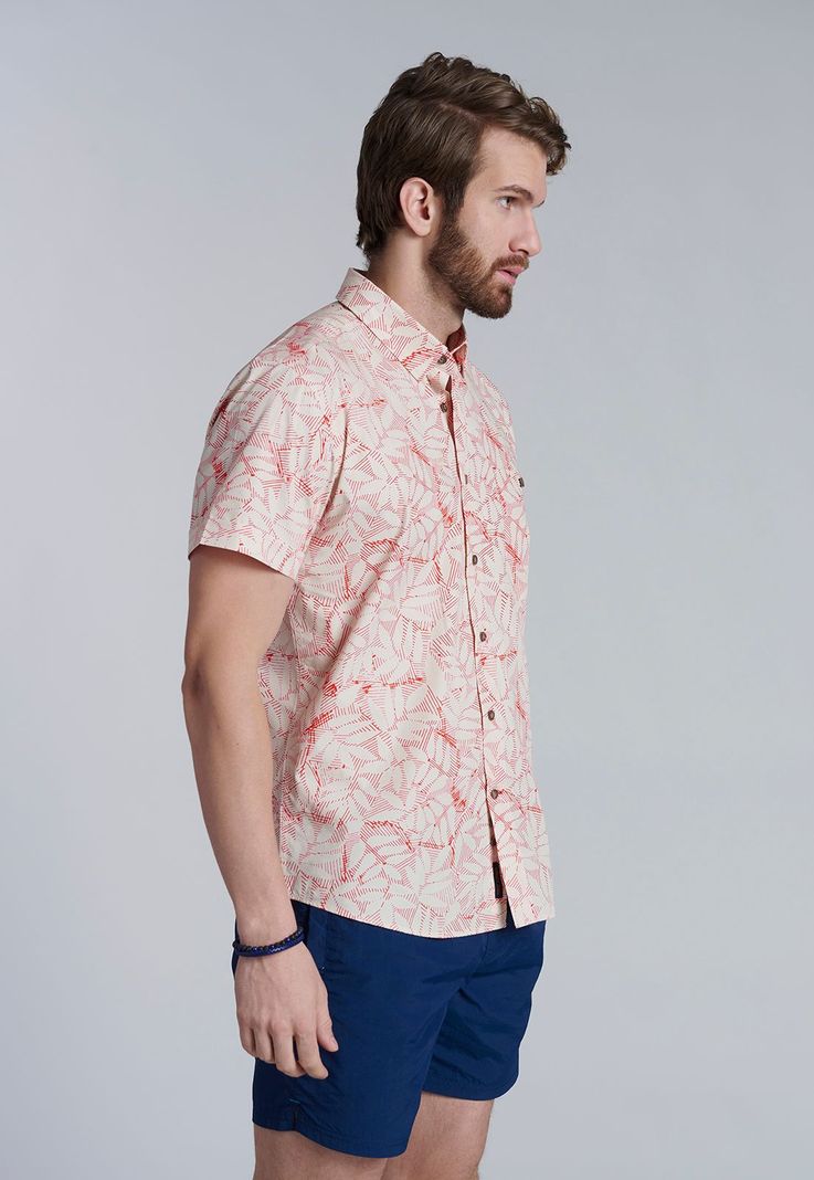 Camisa Estampada Nevada Fj Coral-0