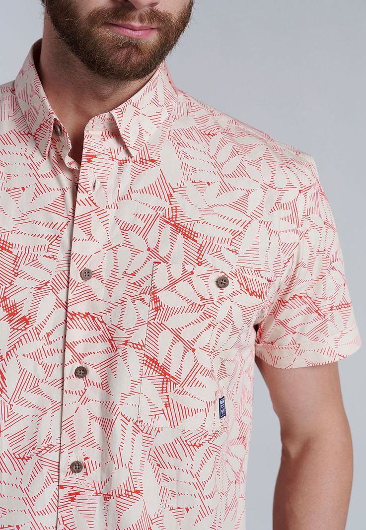 Camisa Estampada Nevada Fj Coral-2